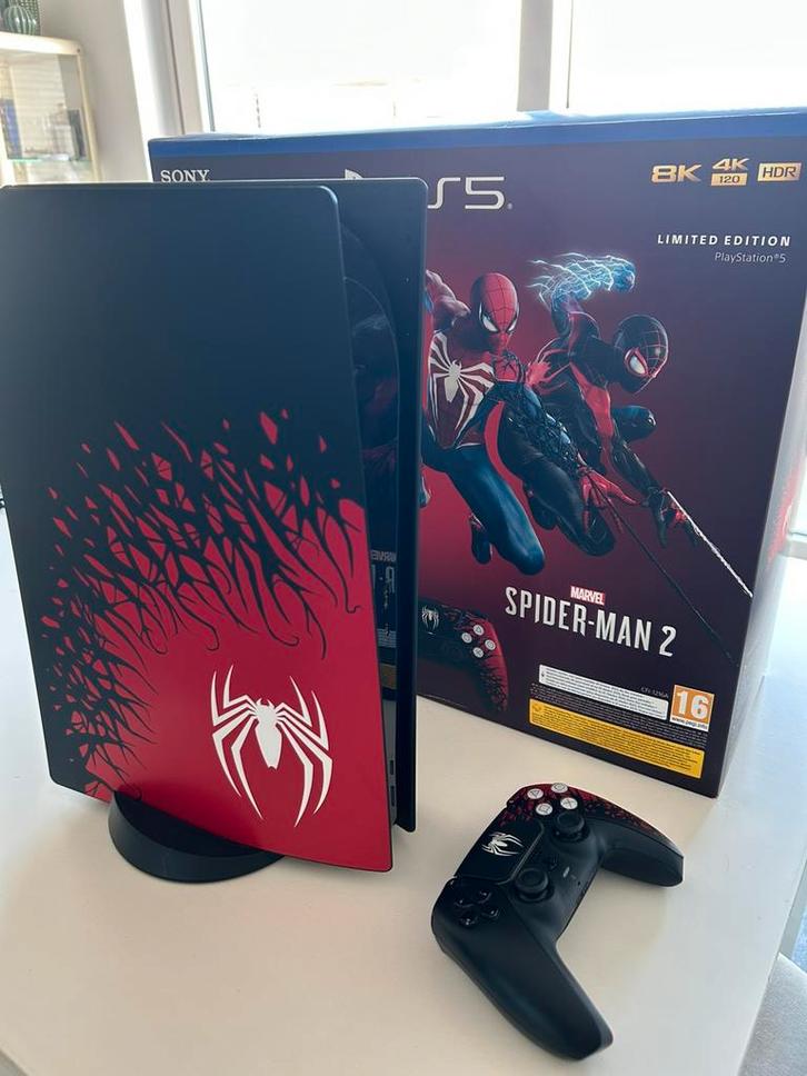 Playstation 5 - Spider-Man 2 Limited Edition, Games en Spelcomputers, Spelcomputers | Sony PlayStation 5, Gebruikt, Playstation 5