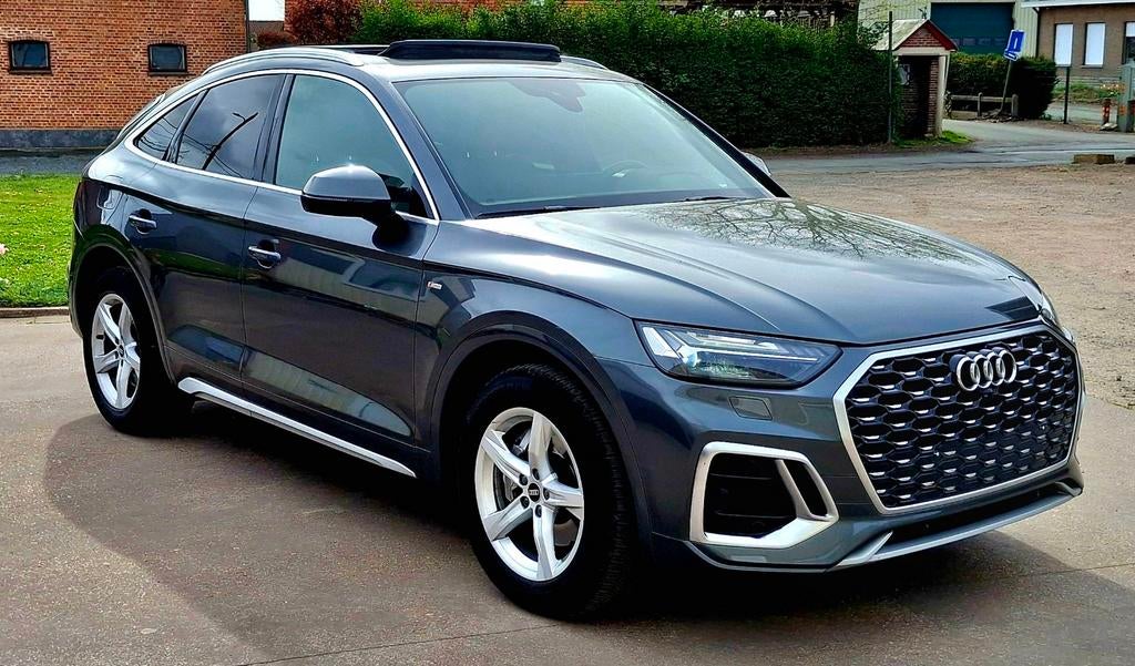 Audi Q5 Sportback 35TDI S-Line Matrix M-Hybride, Auto's, Automaat, Apple Carplay, Q5, Alcantara