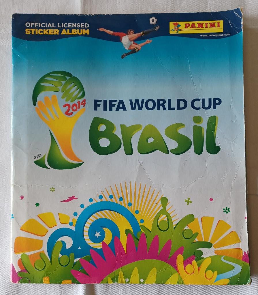 Album complet Coupe du Monde 2014, Enlèvement ou Envoi, Comme neuf, Autocollants et Photos