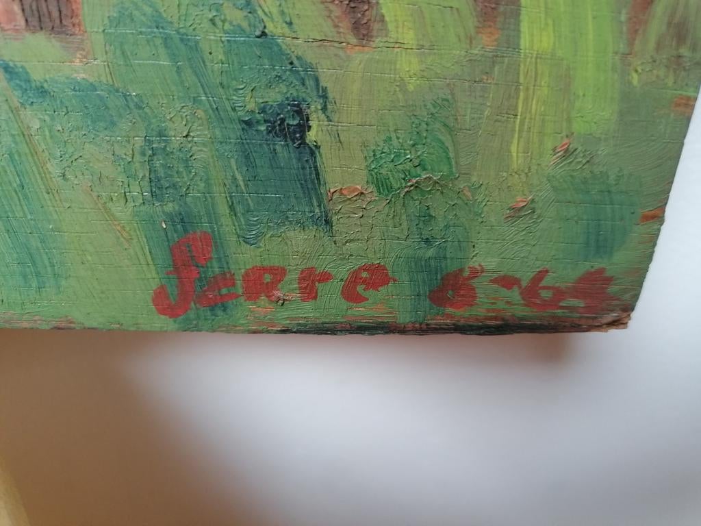 Ferre Grignard - olieverf op paneel, Antiek en Kunst, Ophalen