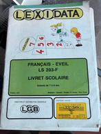Fiche français, éveil livre scolaire, Lexidata, Enlèvement ou Envoi, Comme neuf, Primaire, Français