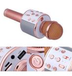 Karaoke Mic Microfoon Draadloos Bluetooth Rose Roze goud, Ophalen of Verzenden, Nieuw, Microfoon(s)