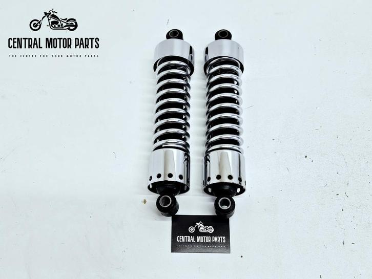 Chromen set Schokbrekers Dyna 2006-2017, Motoren, Onderdelen | Harley-Davidson, Gebruikt, Verzenden