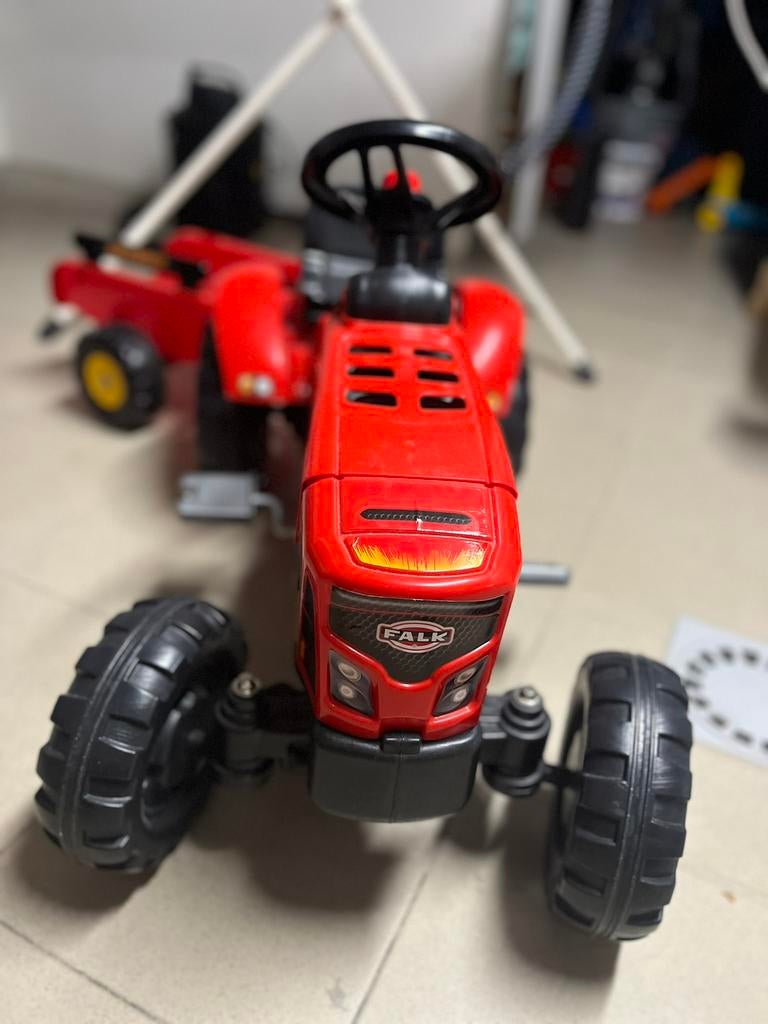 Tracteur velo enfant, Ophalen, Met kar of aanhanger