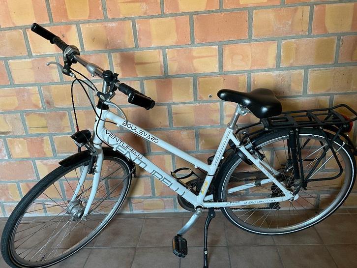 meisjesfiets fiets Venturelli Boulevard Sport H46 wit, Vélos & Vélomoteurs, Vélos | Filles, Utilisé, Vitesses, Enlèvement
