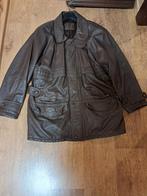 soepele leder herenjas Maat 56, Vêtements | Hommes, Vestes | Hiver, Enlèvement ou Envoi, Porté, Taille 56/58 (XL), Brun