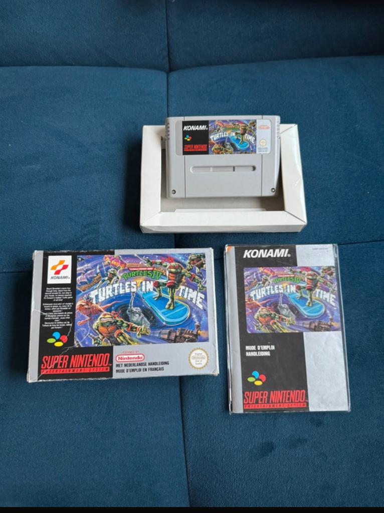Turtles in Time-versie FAH CIB, Games en Spelcomputers, Games | Nintendo Super NES, Zo goed als nieuw, Ophalen of Verzenden