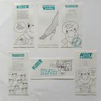 Philippe Geluck : folders Le Chat pour le CRIOC 1986, Envoi, Autres personnages, Comme neuf, Image, Affiche ou Autocollant