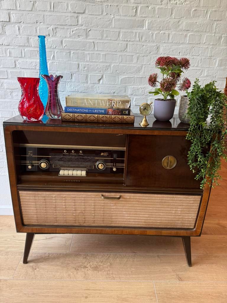 Vintage radiomeubel (ter decoratie), Huis en Inrichting, Ophalen