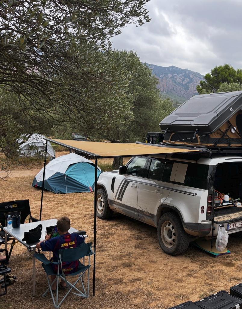 Vickywood luifel + luifelkamer, Caravanes & Camping, Auvents, Enlèvement, Utilisé, Polyester, Autres marques