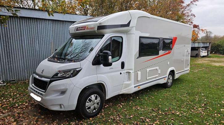 Camping-car 5 pl+climatisation+ pan. solaire+carplay+lpg, Caravans en Kamperen, Mobilhomes, Particulier, tot en met 6, Half-integraal