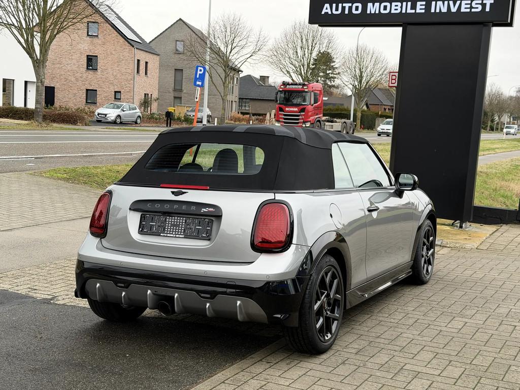 MINI John Cooper Works Cabrio 2.0A John Cooper Works XL PACK, Auto's, Gebruikt, Zwart, 4 cilinders, Cabriolet
