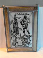 Glas in lood, Antwerpen, soc. mutualiteiten, Antiek en Kunst, Ophalen of Verzenden