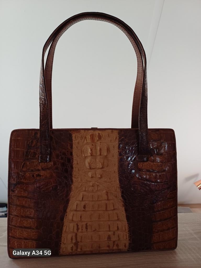 Sacs à main à peine utilisés., Enlèvement, Comme neuf, Brun, Sac à main