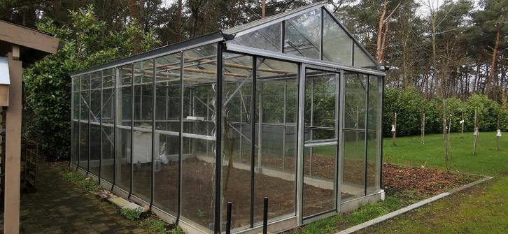 serre 3.3X6m, Tuin en Terras, Kassen, Zo goed als nieuw, Kweekkas, Aluminium, Glas, Ophalen