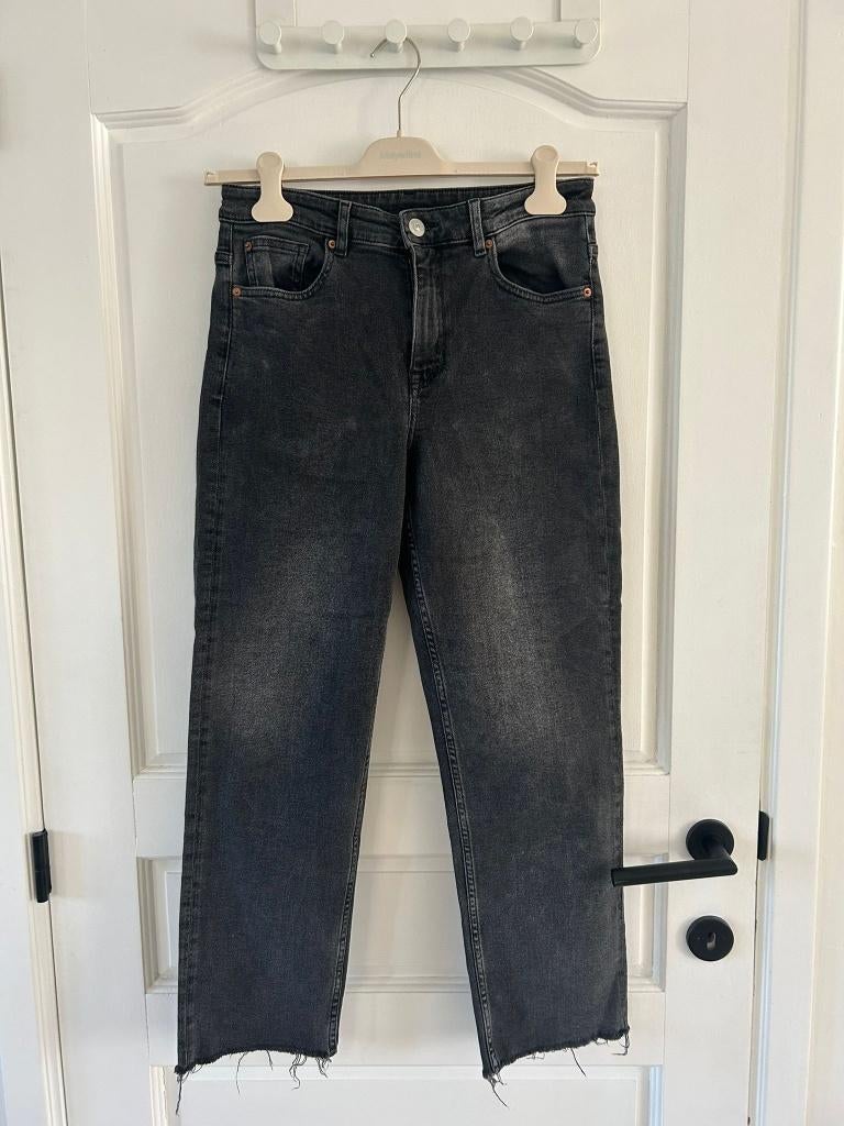 Divided H&M Jeans Grijs 42, Kleding | Dames, Broeken en Pantalons, H&M, Maat 42/44 (L), Ophalen of Verzenden, Gedragen