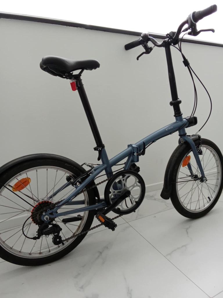 Velo pliant fold 120 gris B’TWIN, Vélos & Vélomoteurs, Vélos | Vélos pliables, Neuf, Autres marques, 20 pouces ou plus, Totalement pliable