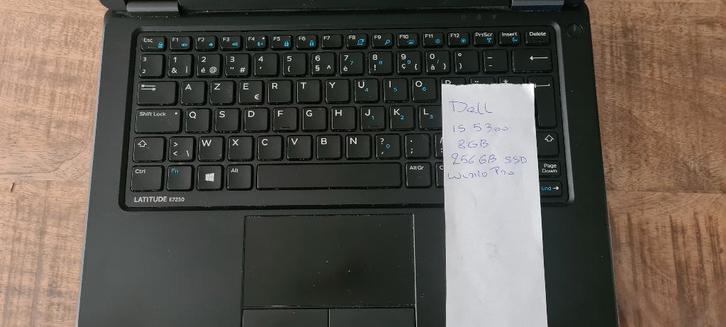 Dell Latitude E7250, Computers en Software, Windows Laptops, Gebruikt, 12 inch, SSD, 2 tot 3 Ghz, 8 GB, Azerty, Ophalen of Verzenden