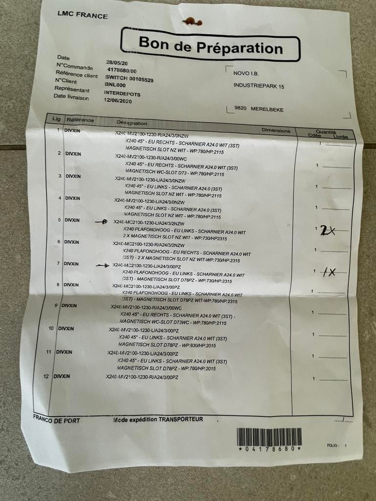 Xinnix onzichtbare deur kozijnen 3 stuks, Neuf, Porte intérieure, Enlèvement, 80 à 100 cm