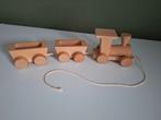 houten treintje uit Praag, Enlèvement ou Envoi, Utilisé, Jouet à Pousser ou Tirer