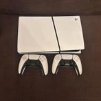 PS5 slim + 2 controllers, Games en Spelcomputers, Spelcomputers | Sony PlayStation 5, Ophalen, Zo goed als nieuw, Playstation 5 Digital