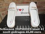 Schoenen merk TOP SHOES witte kleur maat 41 NOOIT gedragen, Neuf, TOP SHOES, Enlèvement, Chaussures de danse