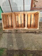 Houten kisten, Huis en Inrichting, Woonaccessoires | Kisten, Ophalen, Zo goed als nieuw, Overige houtsoorten