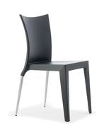 6 stapelbare stoelen merk: ARMET Italy, zeer goede staat!, Ophalen, Zo goed als nieuw, Grijs, Metaal