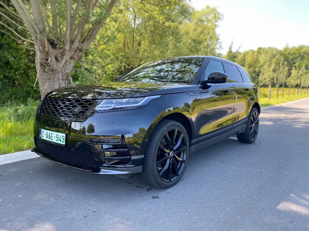 Land Rover Range Rover Velar 2.0 diesel 241pk - motorschade, Auto's, Automaat, Zwart, 4 cilinders, Zwart