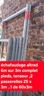 Échafaudage 5.60m x 3/  3 passerelle 500€ dernier prix ., Enlèvement