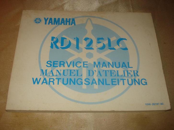 YAMAHA RD125LC Ancien Manuel d'Atelier, Motos, Modes d'emploi & Notices d'utilisation, Yamaha, Enlèvement ou Envoi