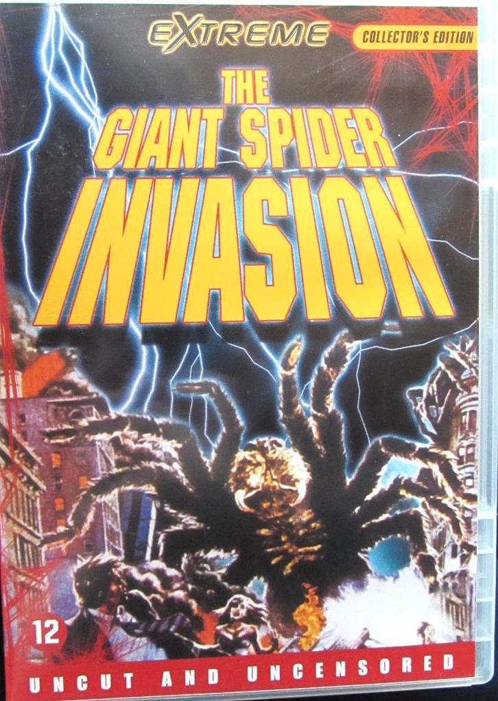 DVD HORROR- THE GIANT SPIDER INVASION, Cd's en Dvd's, Dvd's | Horror, Zo goed als nieuw, Monsters, Alle leeftijden, Ophalen of Verzenden
