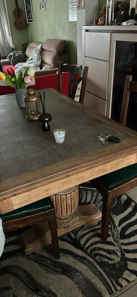 Tafel en 4 stoelen, Ophalen