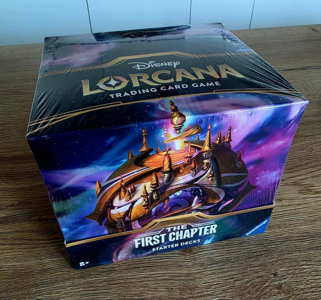 Lorcana First Chapter Starter Decks box Sealed first print, Ophalen of Verzenden