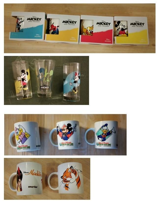 disney glazen en mokken, Collections, Disney, Neuf, Enlèvement ou Envoi