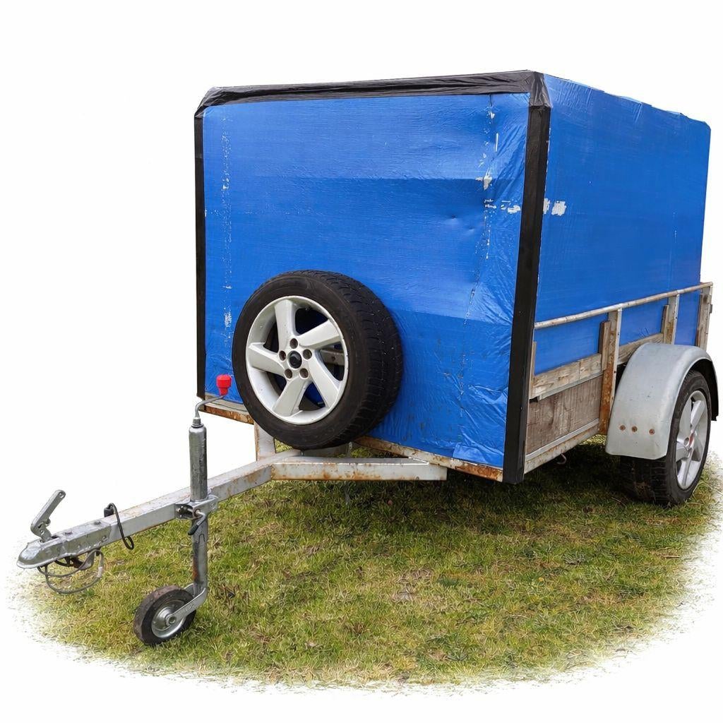 Te koop: enkelassige aanhangwagen, Ophalen