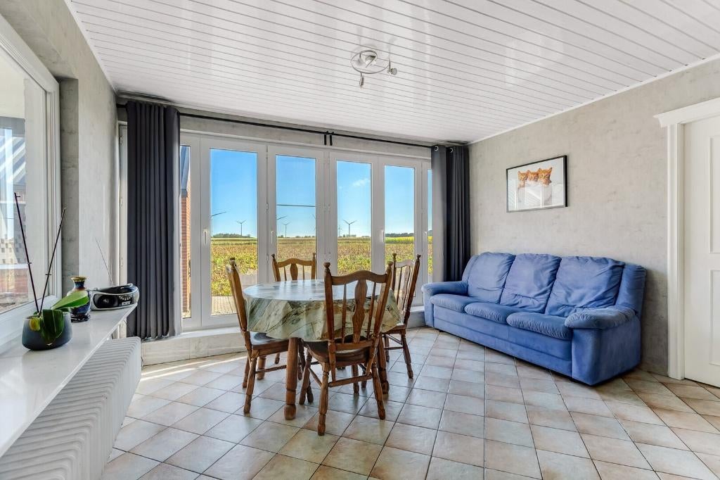 Zetel, Huis en Inrichting, Ophalen, Gebruikt, Driepersoons, Rechte bank