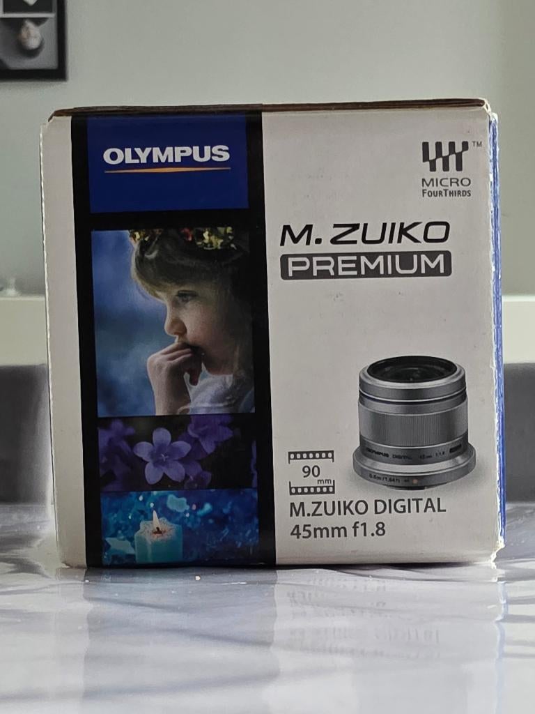 Objectif Olympus 45mm 1.8 comme neuf, TV, Hi-fi & Vidéo, Photo | Lentilles & Objectifs, Enlèvement ou Envoi, Comme neuf, Téléobjectif