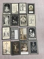 36 prentjes overleden en of geboren jaren 1800 WEVELGEM, Collections, Images pieuses & Faire-part, Envoi, Image pieuse