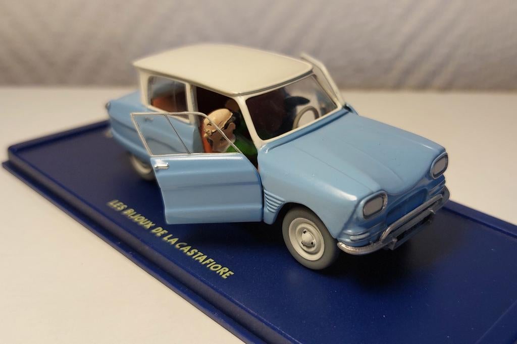 Voiture TINTIN Atlas 1/43 « Le Docteur est Sami 6 », Enlèvement ou Envoi, Tintin, Comme neuf, Statue ou Figurine