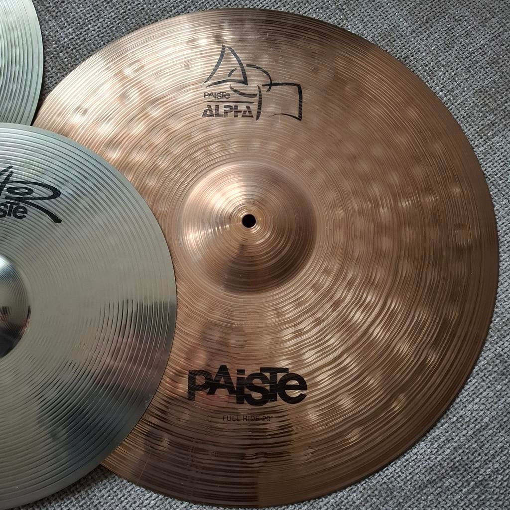 Professionele Paiste cymbalen set voor uw drumstel in zgst, Muziek en Instrumenten, Ophalen of Verzenden, Zo goed als nieuw