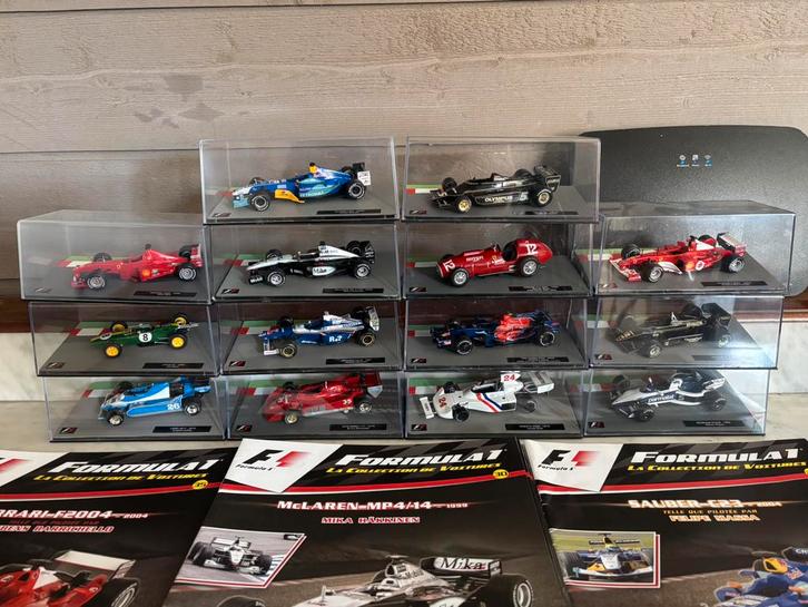 Formule 1 - Altaya - 14 Voitures, Hobby en Vrije tijd, Modelauto's | 1:43, Zo goed als nieuw, Ophalen of Verzenden