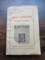 Ouvrage : La presse clandestine en belgique 1917, Livres, Envoi