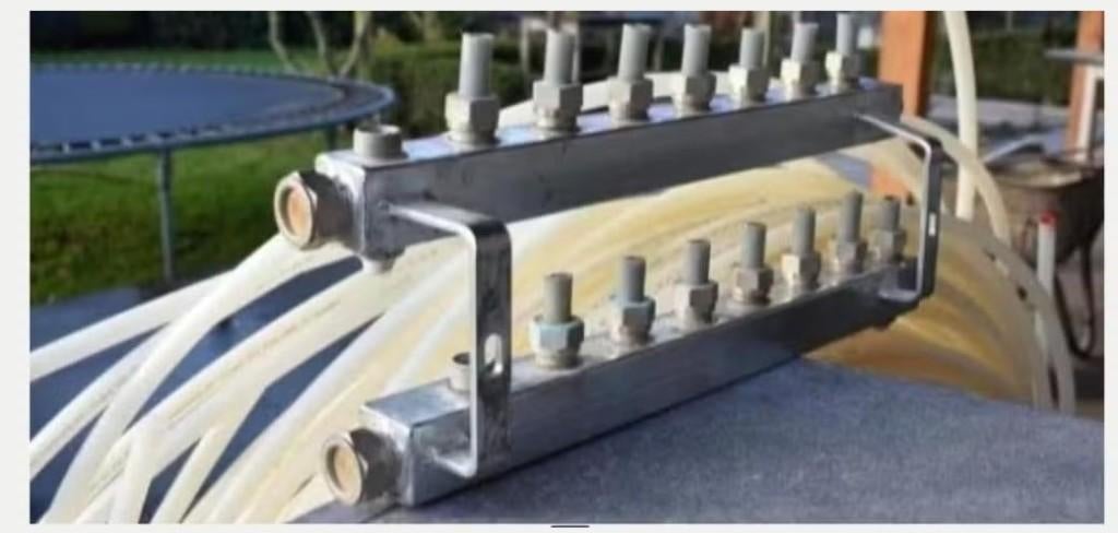 vloerverwarming verdeler vloerverwarmingsbuis 16 x 2 mm €149, Ophalen, Nieuw, Overige typen, Hoog rendement (Hr)