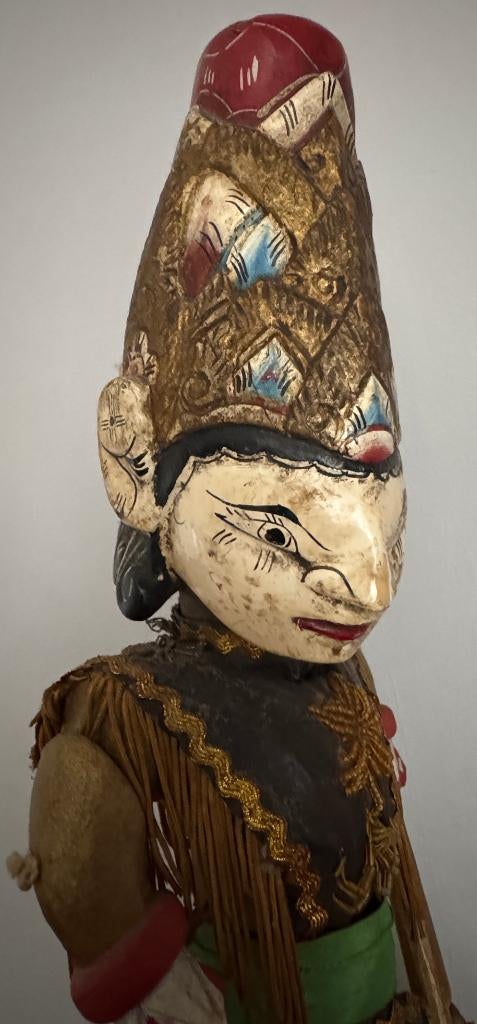 Indonesische houten pop uit Java 1930, Antiek en Kunst, Kunst | Niet-Westerse kunst, Ophalen of Verzenden