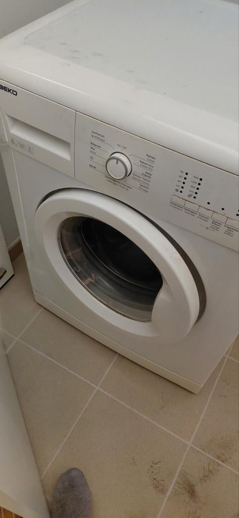 Machine à laver beko 6kg, Electroménager, Lave-linge, Enlèvement