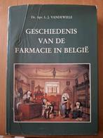 Geschiedenis van de farmacie in Belgie, Boeken, Ophalen, Zo goed als nieuw, Dr. Apr. L.J. Vandewiele