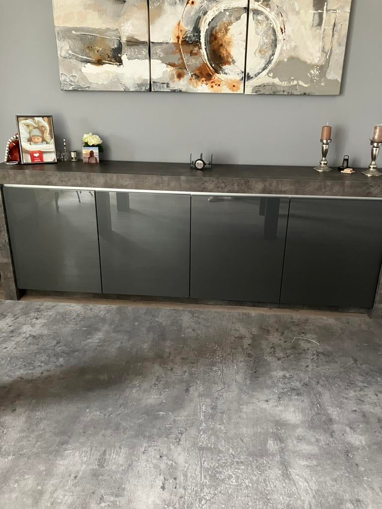 Dressoir, barkast, tafel te koop, Maison & Meubles, Armoires | Dressoirs, Comme neuf, Enlèvement