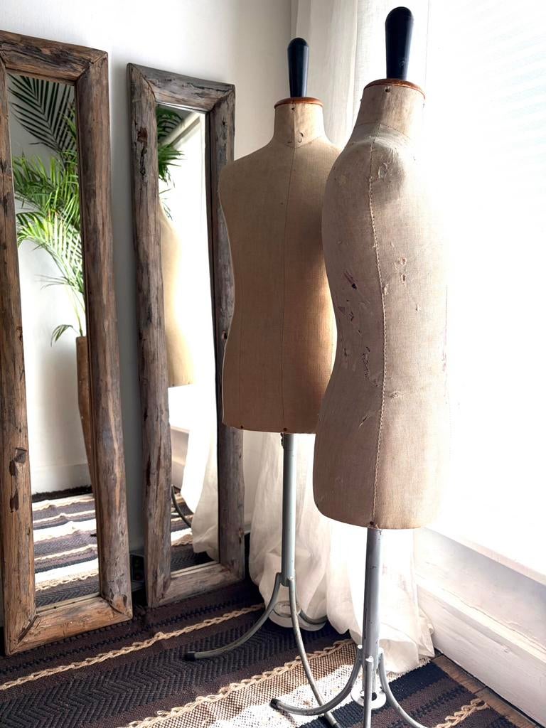 Mannequin ancien H 116 cm à 140 cm, Antiquités & Art, Curiosités & Brocante, Enlèvement