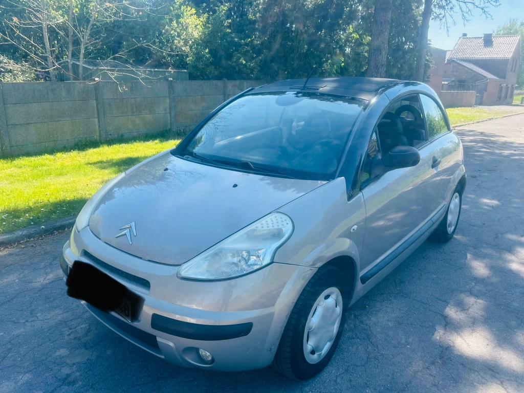 CiTROEN C3 PLURIEL 1.4i ESSENCE, Auto's, Citroën, Cabriolet, Beige, Handgeschakeld, Particulier